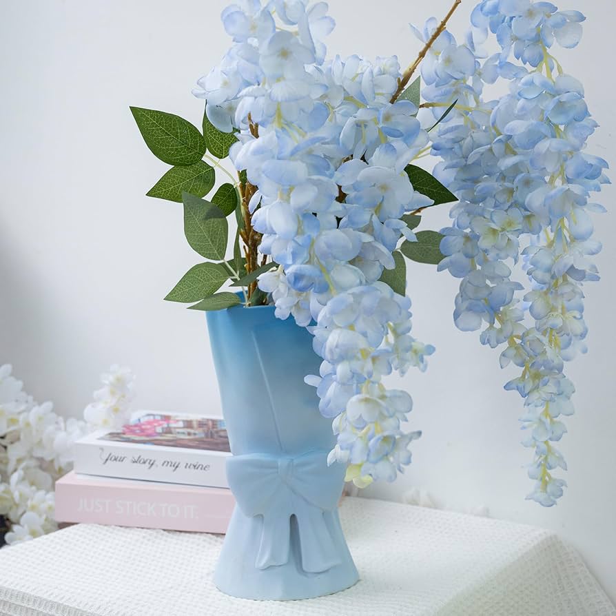 グラデーションブルー花瓶 約30cm グラデーションブルー花瓶 約30cm 藍色グラデーション 花瓶